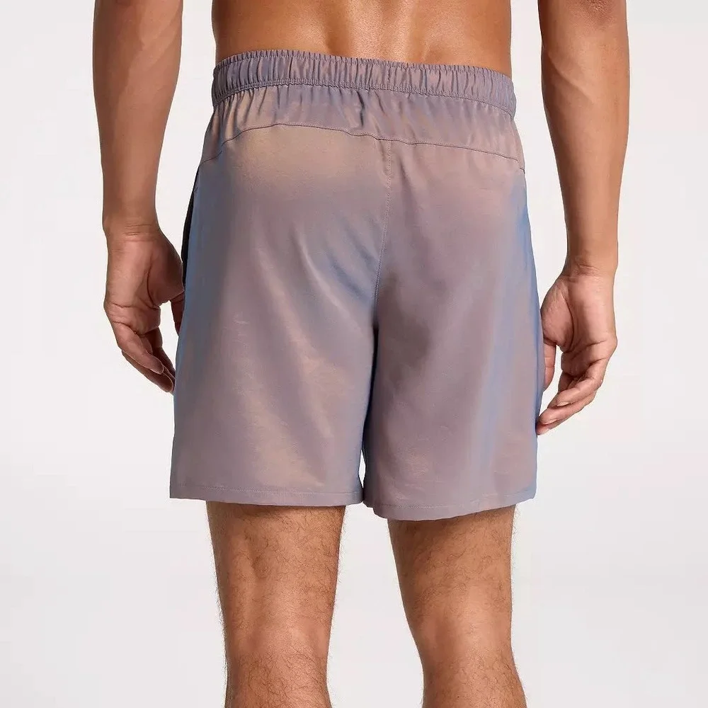 DSG 6" Men's Bronze Iridescent Nylon Zipper Pocket Athletic Shorts XL - Picture 2 of 8